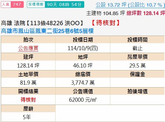 鳳山法拍別墅-1
