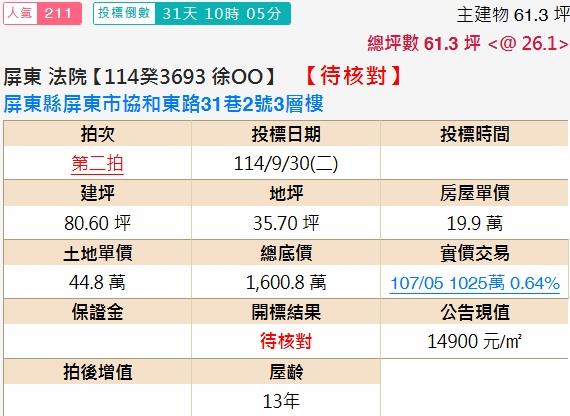 屏東屏東市法拍透天-1