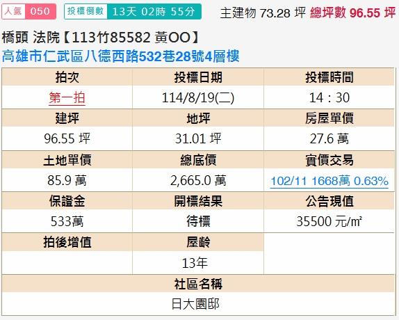 高雄仁武別墅法拍-1