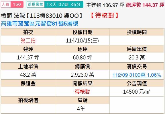 高雄茄萣法拍別墅-1