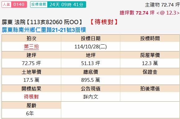 屏東南州拍賣透天-1