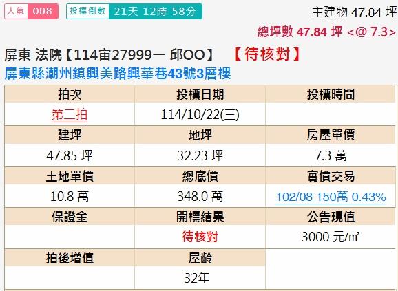 潮州法拍透天-1
