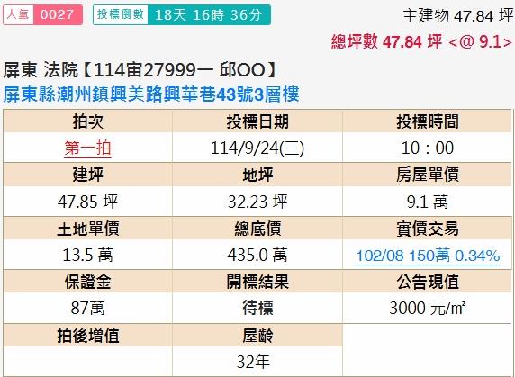 潮州法拍透天-1