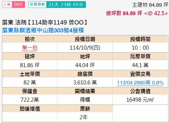 麟洛拍賣透天-1