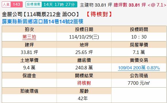屏東新園法拍透天-1