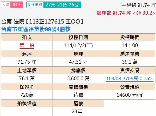 東區透天法拍-1