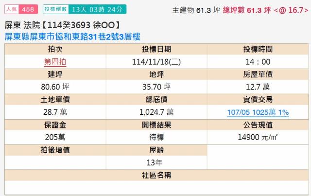 屏東市透天法拍-1