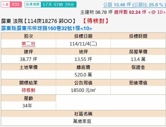 屏東市法拍一樓-1