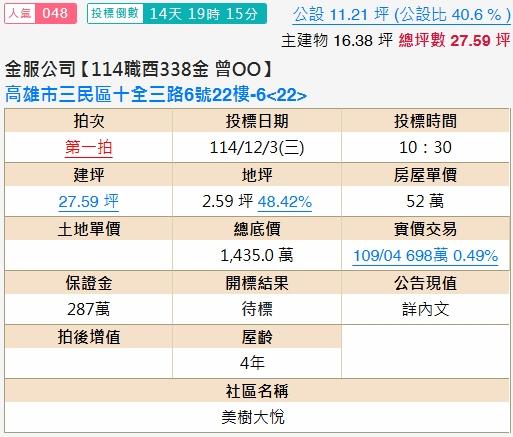 三民區法拍大樓-1