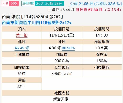 台南法拍大樓-1