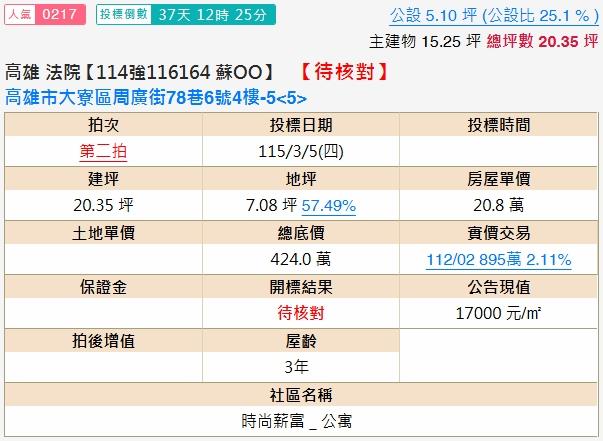大寮法拍公寓-1