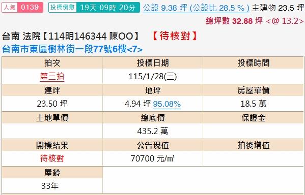 台南法拍大樓-1