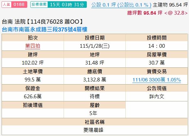 台南拍賣透天-1