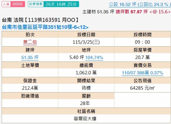 佳里法拍大樓-1