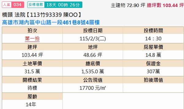 湖內透天法拍-1