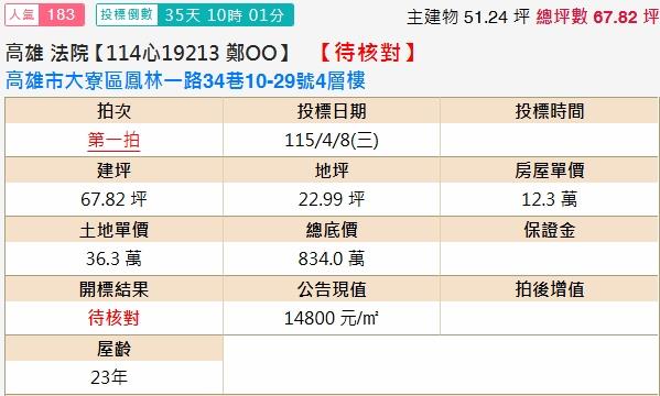高雄法拍透天-1