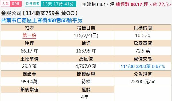 仁德拍賣別墅-1