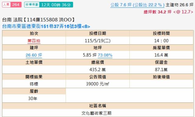 台南東區法拍大樓-1