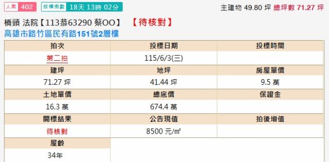 高雄透天法拍-1