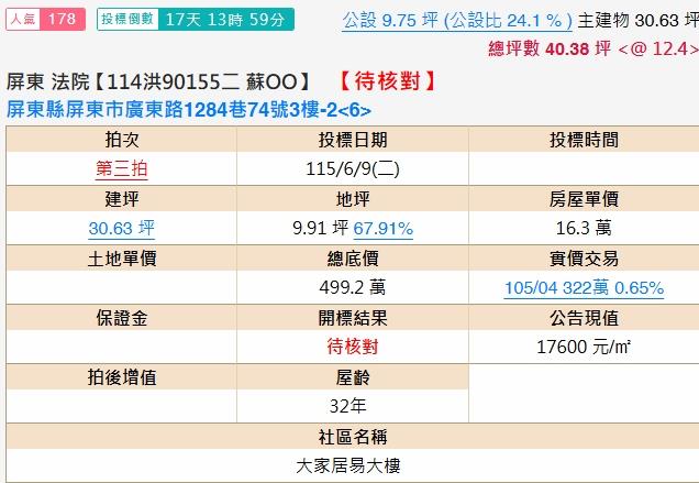 屏東屏東市法拍大樓-1