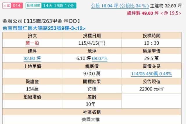 台南歸仁法拍大樓-1