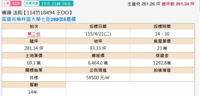 高雄透天法拍-1