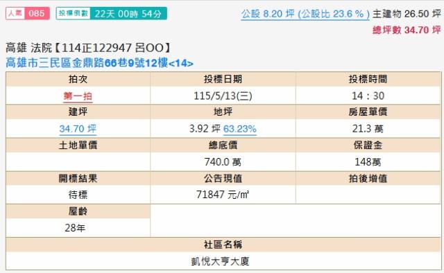 三民區法拍大樓-2