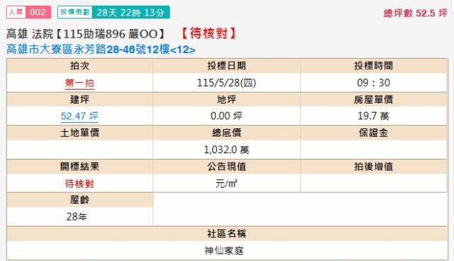 大寮大樓拍賣-1