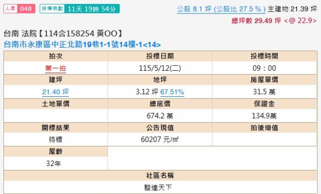 永康大樓法拍-1