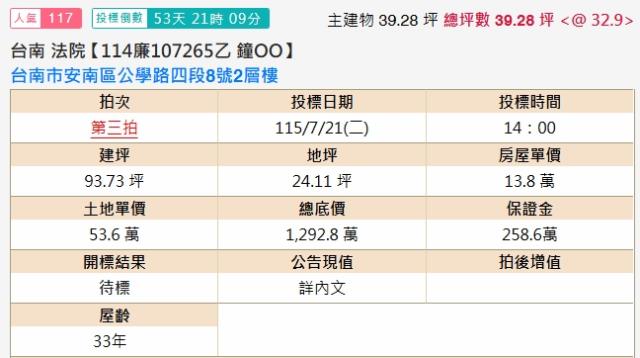 安南透天拍賣-1