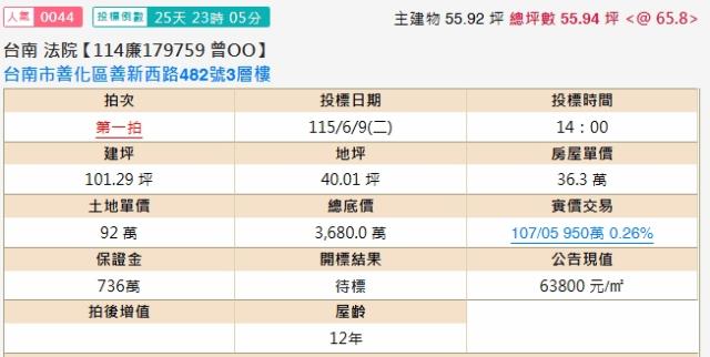 善化法拍透天-1