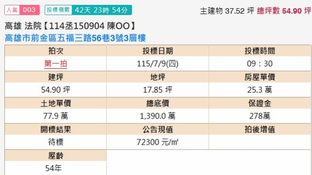前金拍賣透天-1
