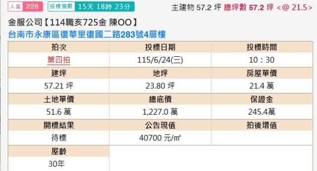 永康拍賣透天-1