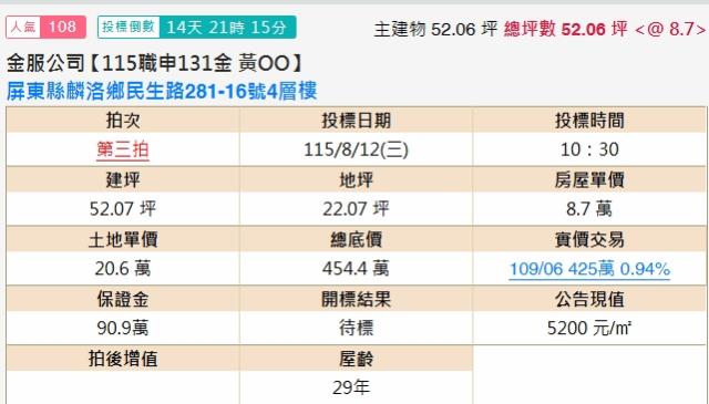 麟洛透天法拍-1