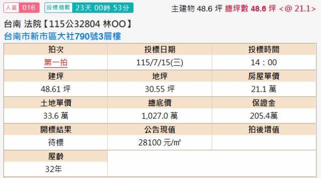 新市透天拍賣-1
