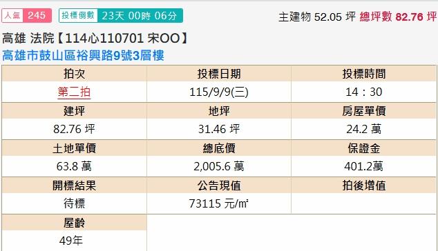鼓山法拍透天-1
