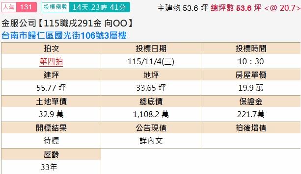 台南透天拍賣-1