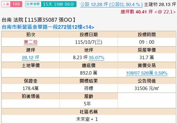 台南新營法拍大樓-1