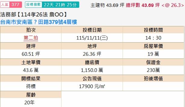 台南拍賣透天-1